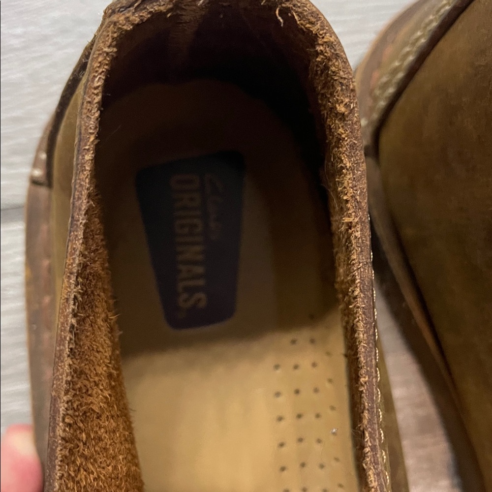 Men's Clark’s Brown Leather Shoes - Picture 4 of 6